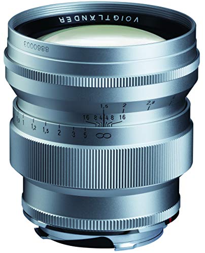 Voigtlander 75mm f1.5 ASPHERIC Nokton ビンテージライン シルバー(中古品)
