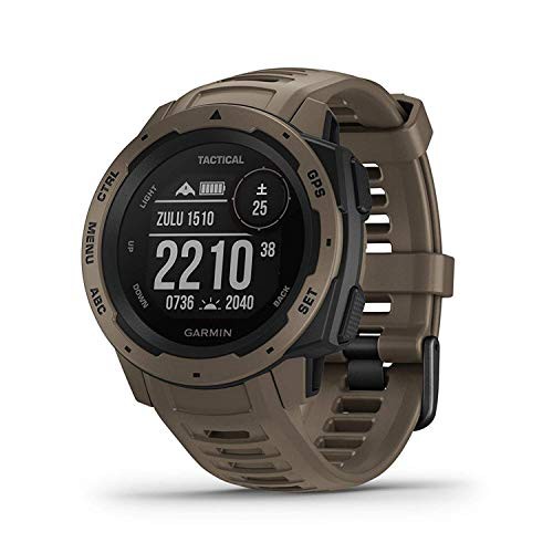 GARMIN Instinct Tactical Coyote Tan最大14日間稼働 日本語対応 (中古品)