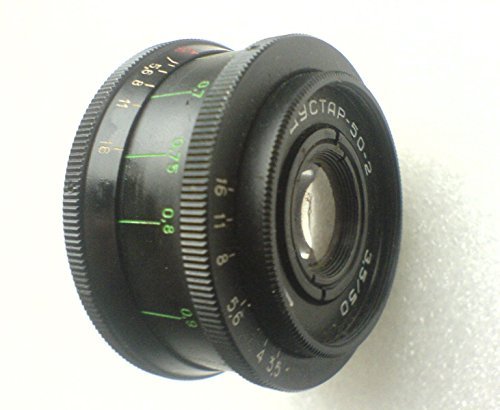 Industar 50-2 50 / 3.5 50mm黒ロシアソ連ソ連レンズSLR DSLRカメラ(未使用品)