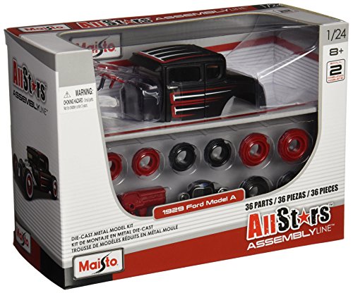 Maisto 1/24 Scale 39354 - 1929 Ford Model A - Assembly Line Metal Kit (未使用品)