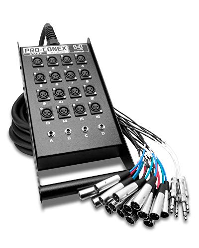 （3本セット）HOSA マルチケーブル 2m（D-sub／TRSフォン） Hosa SH-16X4-50 15m 一体型ライブ用マルチケーブル(未使用品) 【公式