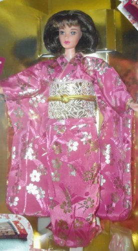 ハッピーニューイヤーバービー　着物 【桜】 Barbie(未使用品)