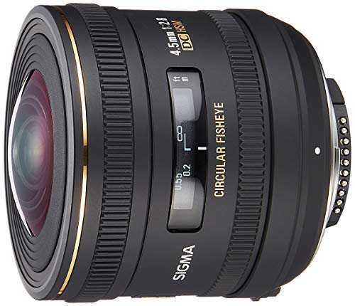 SIGMA 単焦点魚眼レンズ 4.5mm F2.8 EX DC CIRCULAR FISHEYE HSM ニコン用 (未使用品)