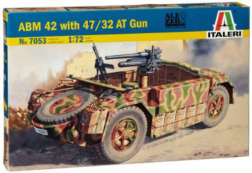 イタレリ 1/72 WW.II イタリア軍 ABM 42装甲車 47/32対戦車砲搭載型 プラモ(未使用品)の通販は