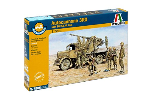 イタレリ 1/72 WW.II イタリア軍 3ROトラック 90/53 対空砲搭載型(2輌セッ (未使用品)