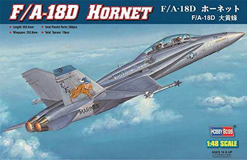 ホビーボス 1/48 エアクラフトシリーズ F/A-18D ホーネット プラモデル 803(未使用品)の通販は
