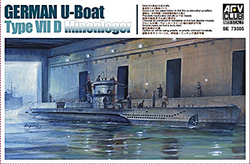 AFVクラブ 1/350 ドイツ軍 Uボート タイプ7D プラモデル SE73505(未使用品)