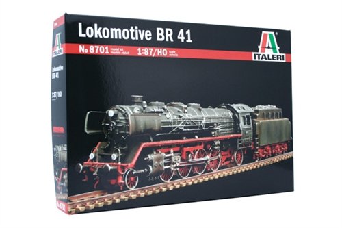 イタレリ 1/87 ドイツ 蒸気機関車 BR41 プラモデル IT8701(未使用品)