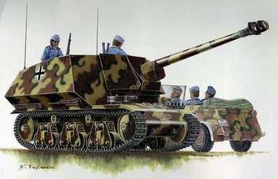 １/３５　ＷＷII　ドイツ陸軍　7.5　Pak-40対戦車自走砲 H39f　G−０８(未使用品)の通販は