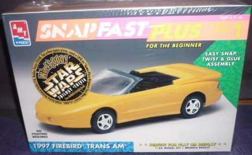 #6317 AMT/Ertl Snap Fast Plus 1997 Firebird Trans Am 1/25 Scale Plasti(未使用品)