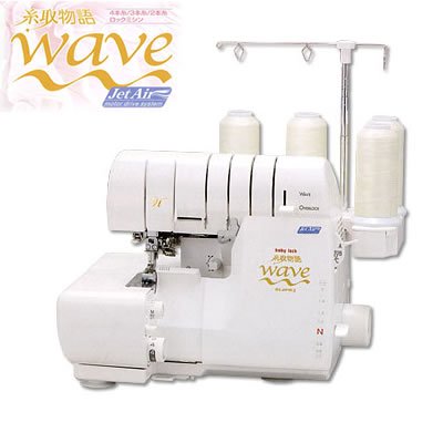 ２本針４本糸ウェーブロックミシン【ベビ−ロックミシン】baby-lock （ジュ(未使用品)