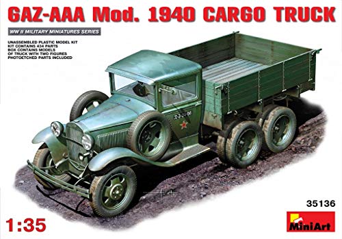 ミニアート 1/35 GAZ-AAA Mod.1940カーゴトラック MA35136 プラモデル(未使用品)