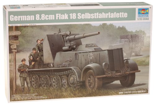 トランペッター 1/35 ドイツ軍 12tハーフトラック 88mmFlak18自走砲 “ナー(未使用品)