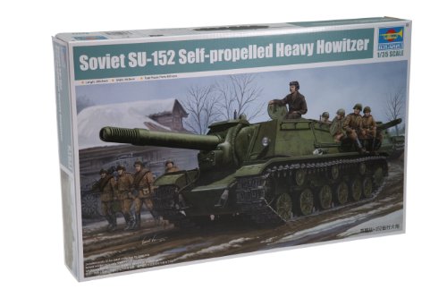 トランペッター 1/35 ソビエト軍 SU-152 重自走砲 プラモデル(未使用品)