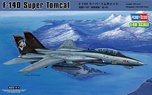 ホビーボス 1/48 エアクラフトシリーズ F-14D スーパートムキャット プラモ(未使用品)