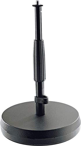 K&M デスクトップスタンド 高さ:217~347mm 黒 23325B(未使用品)