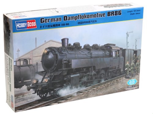 ホビーボス 1/72 ドイツ蒸気機関車 BR-86 プラモデル(未使用品)