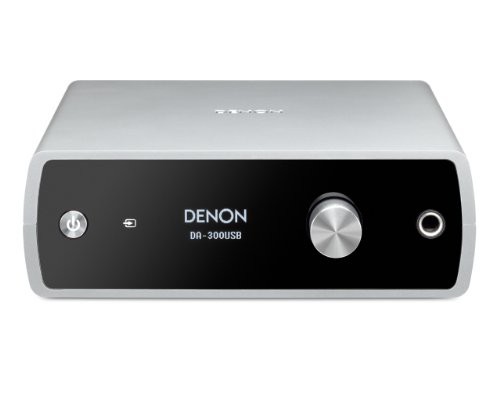 DENON USB-DAC ヘッドホンアンプ ハイレゾ音源対応 シルバー DA-300USB-S(未使用品)