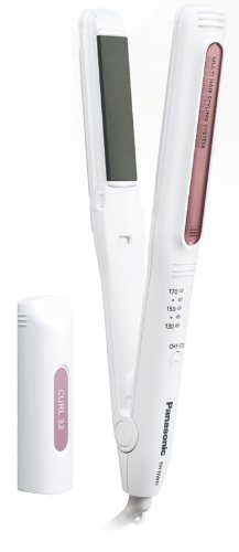 パナソニック ヘアアイロン カール・ストレート両用 海外対応 32mm 白 EH-H(未使用品)