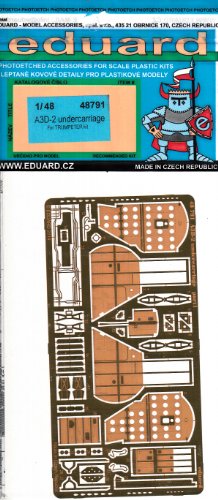 エデュアルド 1/48 A3D-2スカイウォリア脚収納部パーツセット トランペッタ(未使用品)の通販は 14,329円
