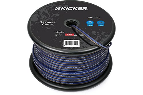 Kicker 20-feet 12-gauge AWG q-seriesスピーカーワイヤ 12 Gauge QW1220(未使用品)