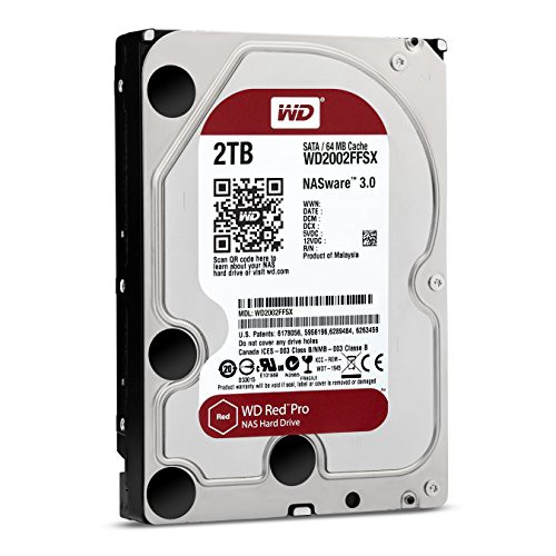 WD HDD 内蔵ハードディスク 3.5インチ 2TB WD Red Pro WD2001FFSX SATA3.0 7200rpm 64MB 5年保証