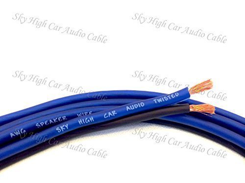 Sky High Car Audio 本物の14ゲージAWGスピーカーワイヤー 車 ホームオーデ(未使用品)