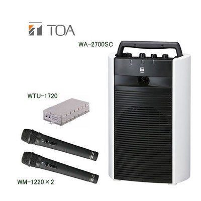 TOA デジタルワイヤレスアンプ(ＳＤ／ＵＳＢ／ＣＤ機能付き）・ワイヤレス (未使用品)の通販は 380,800円