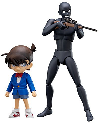 figFIX 名探偵コナン 江戸川コナン & figma 犯人 ノンスケール ABS&PVC製 (未使用品)