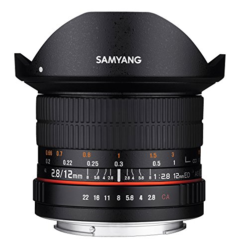 SAMYANG 単焦点魚眼レンズ 12mm F2.8 フィッシュアイ フジX用 883676(未使用品)