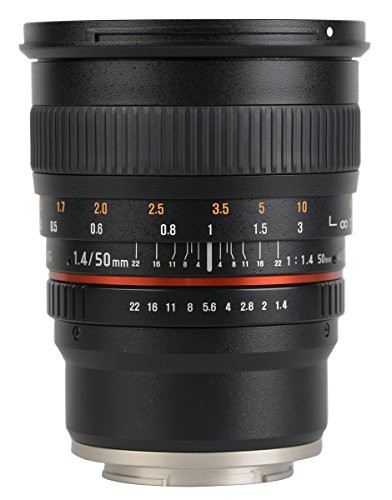 SAMYANG 単焦点標準レンズ 50mm F1.4 キヤノン EOS M用 フルサイズ対応(未使用品)