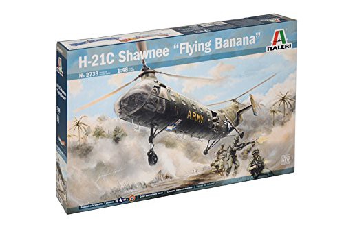 タミヤ イタレリ 1/48 ヘリコプターシリーズ No.2733 H-21C ショーニー フ (未使用品)