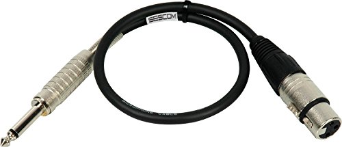 Canare Star-Quad ケーブル XLR メス→1/4インチ Ts オス 3フィート ? ブラ(未使用品)の通販は 34,183円