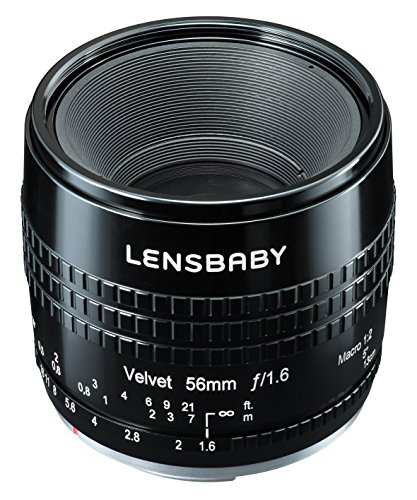 Lensbaby ソフトレンズ Velvet 56 56mm F1.6 ニコンFマウント ブラック フ (未使用品)