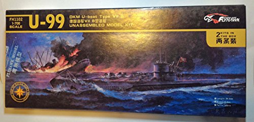 1/700 独海軍 Uボート タイプVIIB U-99 2隻入り[FH1102]U-boat Type VII B (未使用品)