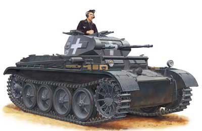 ブロンコモデル 1/35 ドイツ 2号D型快速軽戦車 プラモデル CB35061(未使用品)