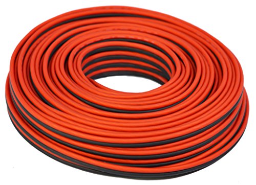 Sky High車オーディオ100 14?GA CCAスピーカーワイヤレッド/ブラック(未使用品)の通販はその他家電