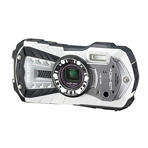 RICOH 防水デジタルカメラ RICOH WG-40W ホワイト 防水14m耐ショック1.6m耐(未使用品)