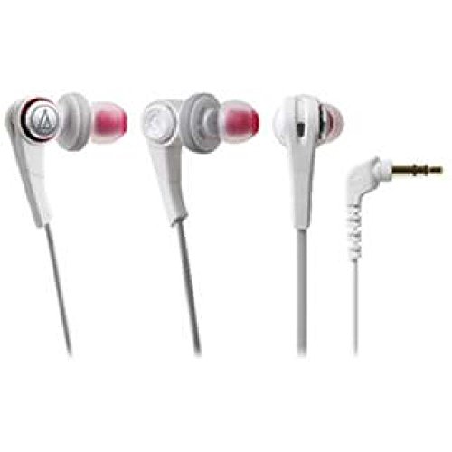 オーディオテクニカ SOLID BASS インナーイヤーヘッドホン ホワイト ATH-CK(未使用品)