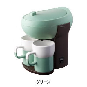 レコルト コーヒーメーカー パウス カフェデュオ シェルグリーン RKD-4G(未使用品)の通販は