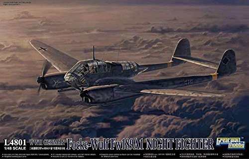 上海ライオンロア 1/48 第二次世界大戦 ドイツ空軍 フォッケウルフ Fw189A-(未使用品)の通販は