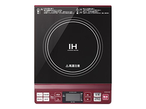 コイズミ IHクッキングヒーター レッド KIH-1402/R(未使用品)