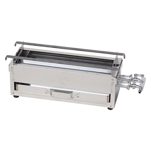 ガス焼鳥コンロ 小 LPガス用 390×140mm(未使用品)