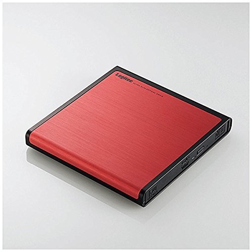 ロジテック(エレコム) DVDドライブ/USB2.0/レッド LDR-PMJ8U2LRD(未使用品)の通販は