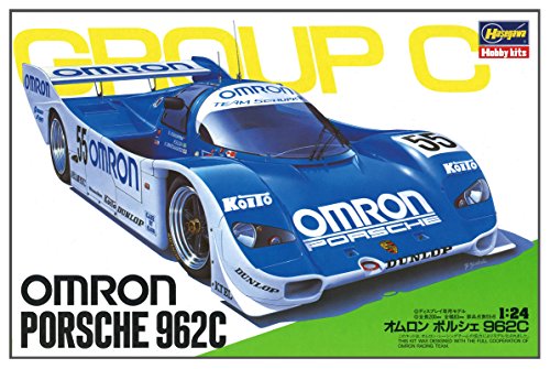 ハセガワ 1/24 カーモデルシリーズ オムロン ポルシェ 962C プラモデル 202(未使用品)
