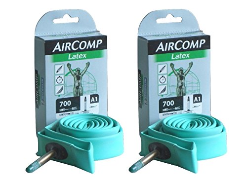 2本セット ミシュラン Michelin ラテックスチューブ 700C 仏式 AIRCOMP Lat(未使用品)