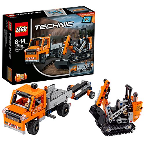 レゴ (LEGO) テクニック 道路工事トラック &amp; ショベルカー 42060(未使用品)