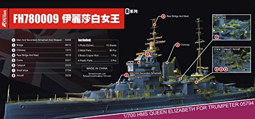 1/700 英海軍戦艦 クイーン・エリザベス ディティールセット(未使用品)