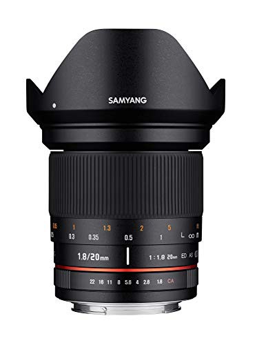 SAMYANG 単焦点レンズ 20mm F1.8 ED AS UMC ニコン F用 フルサイズ対応(未使用品)