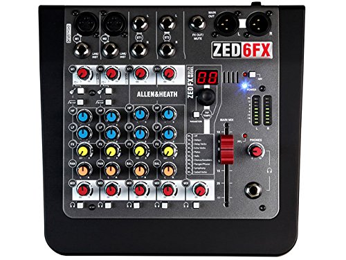 ALLEN & HEATH アレンアンドヒース / ZED-6FX エフェクト搭載コンパクトミ (未使用品)